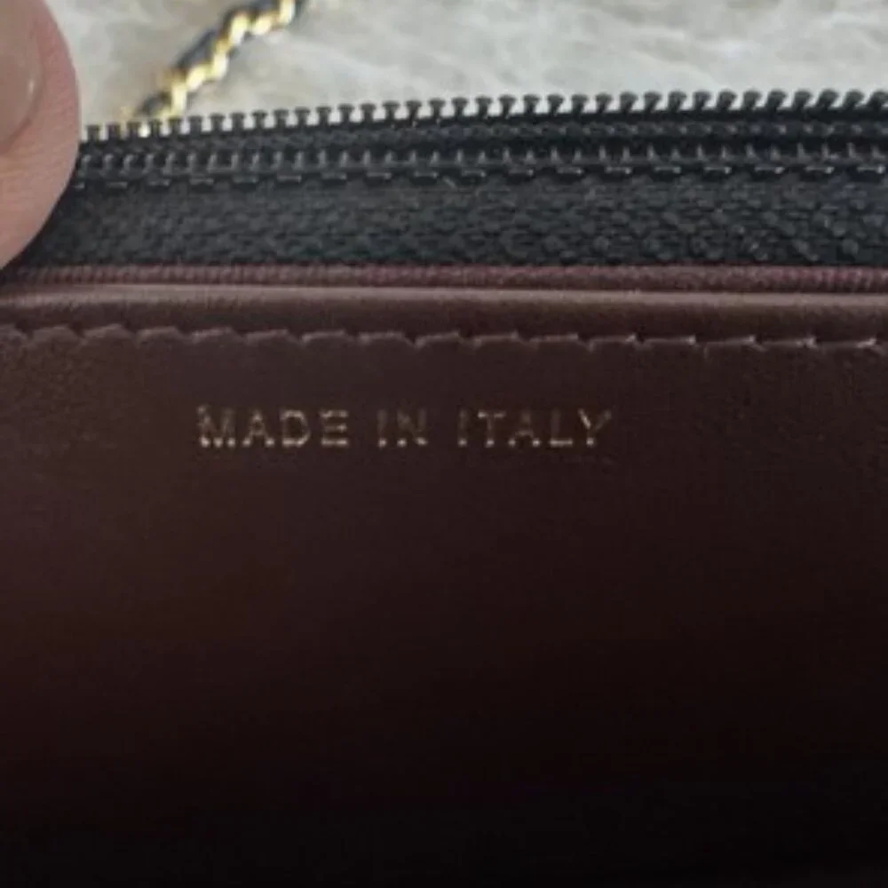 Chanel Lambskin Caviar Black Wallet On Chain Gold Hardware - Picture 15 of 15